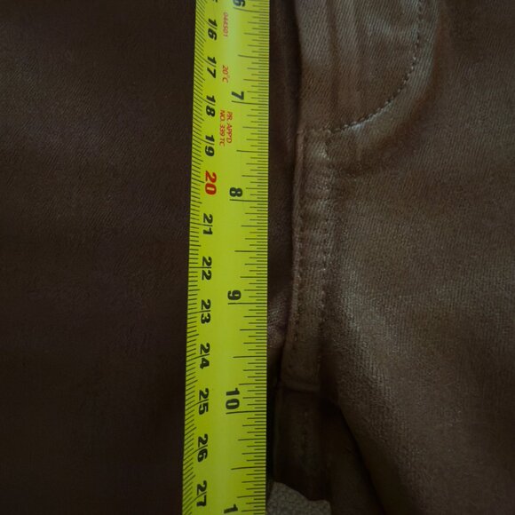 PAIGE Chocolate Shimmer Manhattan High-Rise | Size 27 & Tall Inseam - Picture 11 of 14